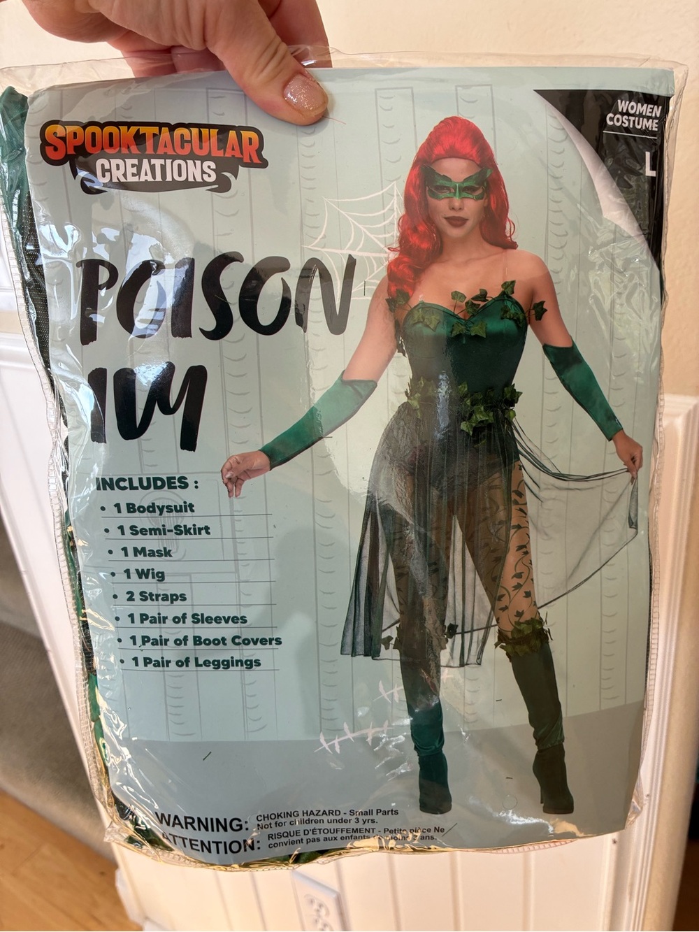 NWT Poison Ivy Womens Green large halloween Costume